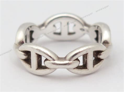 bague chaine d ancre hermes occasion|bague chain d'ancre hermes.